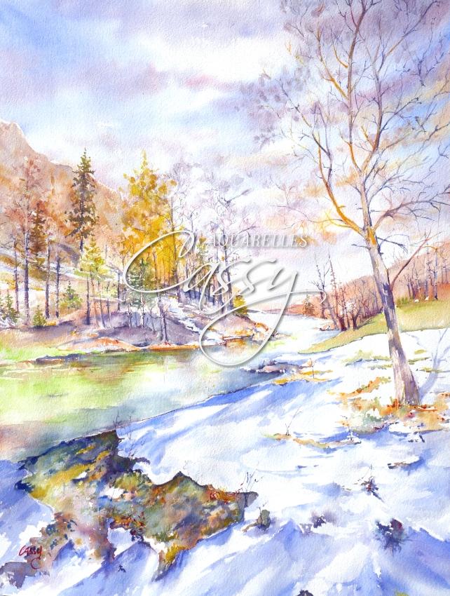 Fin d Hiver 2023 - 61 cm X 46 cm